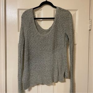 a&f oversized knit sweater